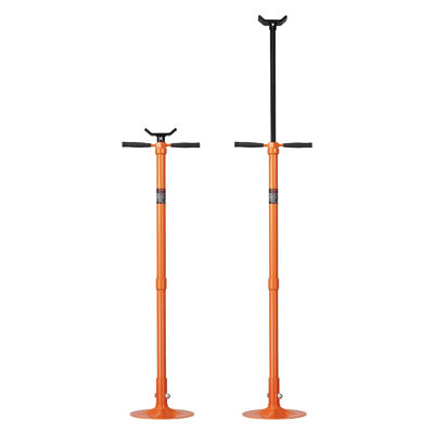 Underhoist Support Stand, 3/4 Ton Capacity Under Hoist Jack Stand, Lifting from 52.8 to 76 in, Self-Locking Threaded Screw, Bearing Mounted Spin Handle Pole Jack, Support Vehicle Components