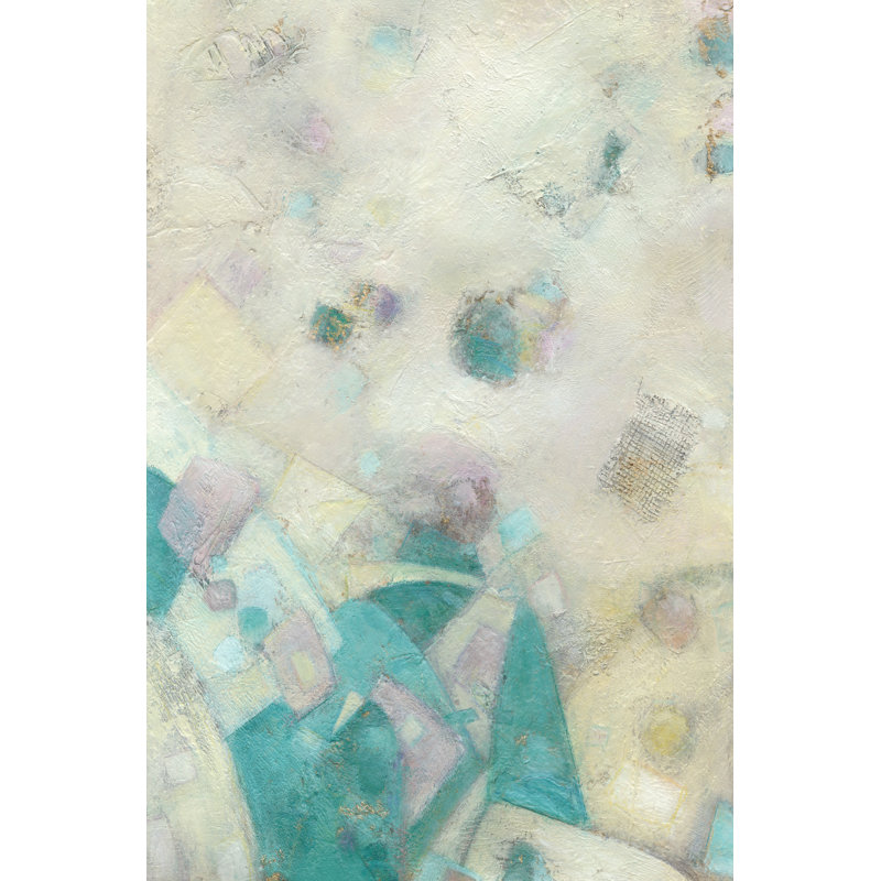 Turquoise Celebration I by Beverly Crawford - Painting on Canvas, Wrapped Canvas, 122 cm H x 81 cm W