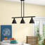 Luminaire suspendu linéaire à 3 lumières pour îlot de cuisine Dallyn-871757502-871757324-820646702
