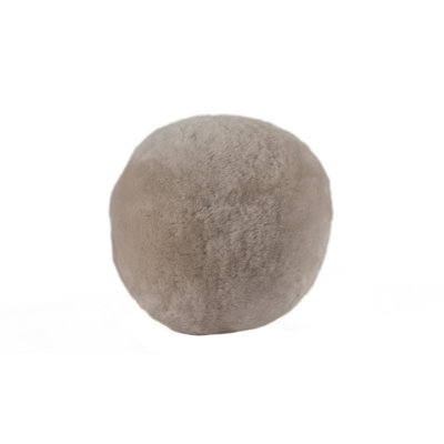 Coussin boule fibre en laine de mouton