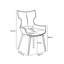 Deloney Fabric Swivel Dining Chair-1889718530