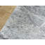 Tapis gris noué à la main de conception unique 3 pi 11 po x 6 pi 1 po Bettine
