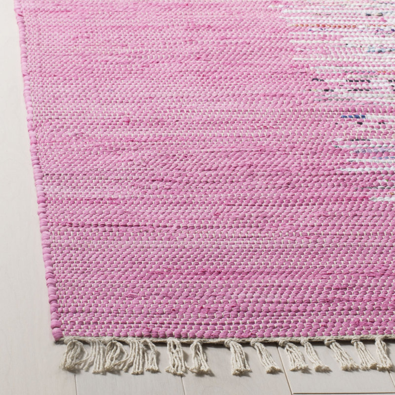 Paschall Hand Woven Cotton Rug, Rectangle 3' x 5'