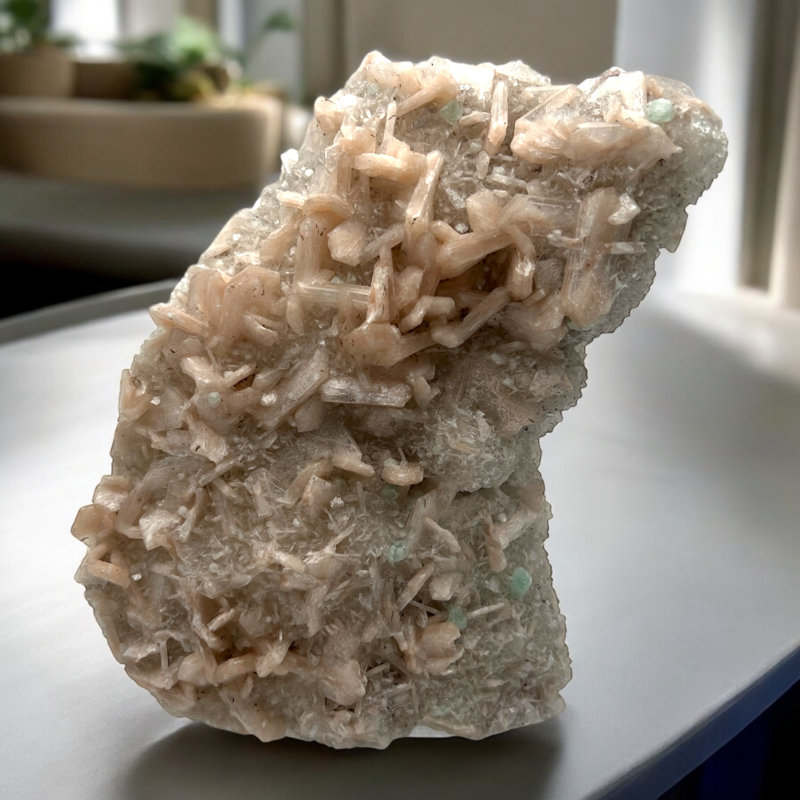 Cristal Aesthetic Home Decor - rose et quartz Druzy