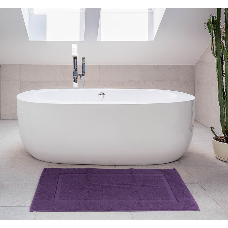 Rectangle Bath Rug, Plum