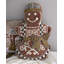 Gingerbread Girl Shaped Throw Pillow