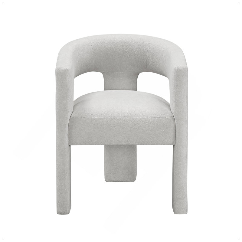 Ensemble de 2 chaises d'appoint élégantes Modern Luxury, Gris clair