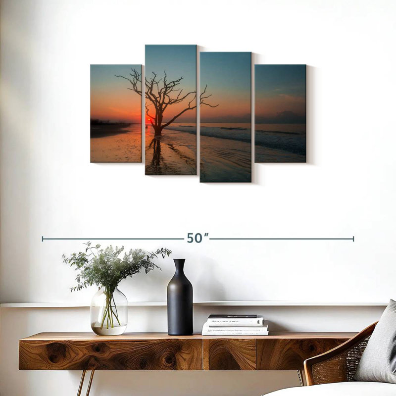 Arbre solitaire Gillard Boneyard, H 22 po x l 36 po