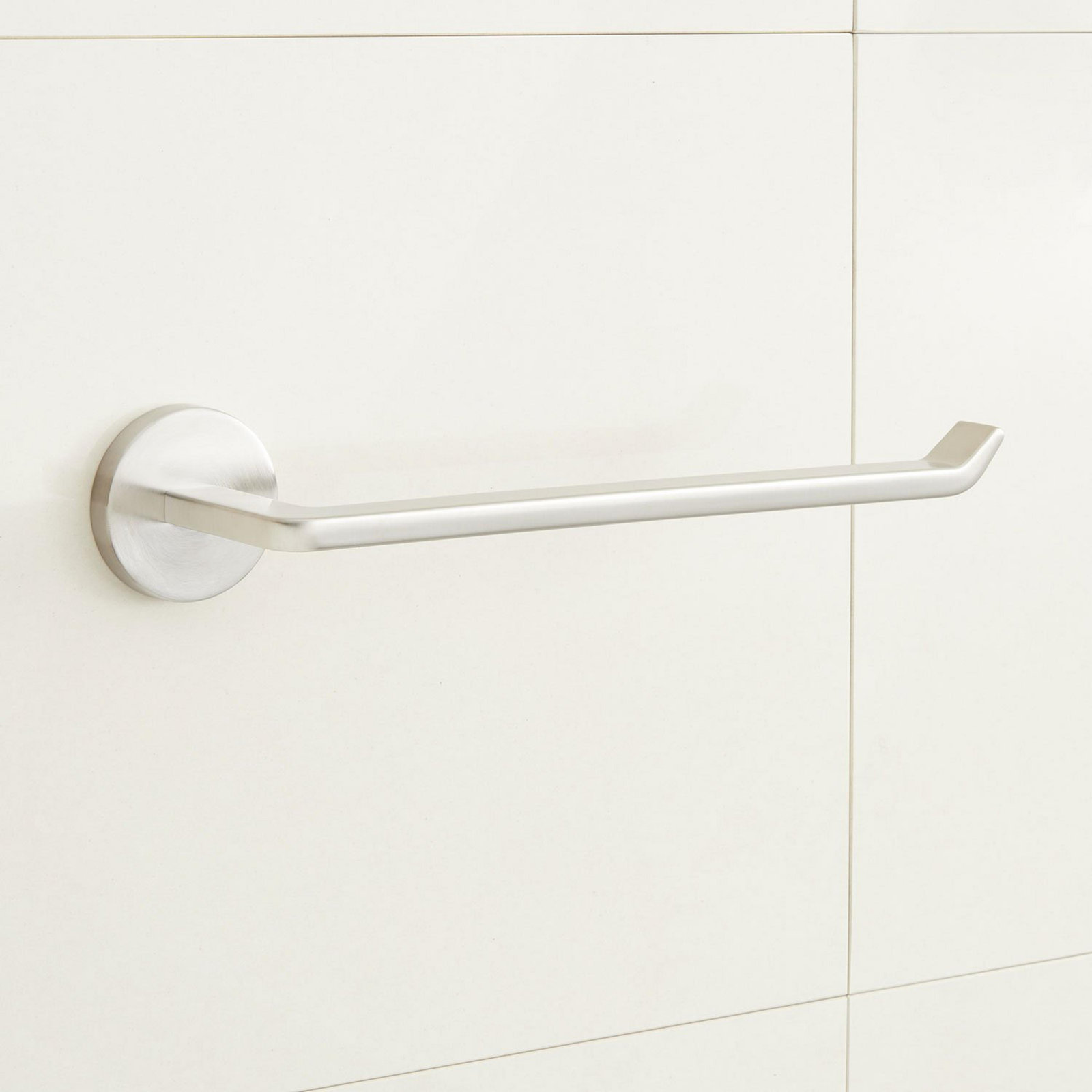 Drea 10-3/8" Wall Mounted Towel Ring, Brushed Nickel