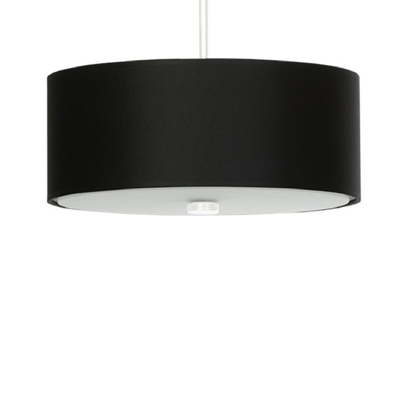 DeVecchi 3 - Light Drum Chandelier, Black