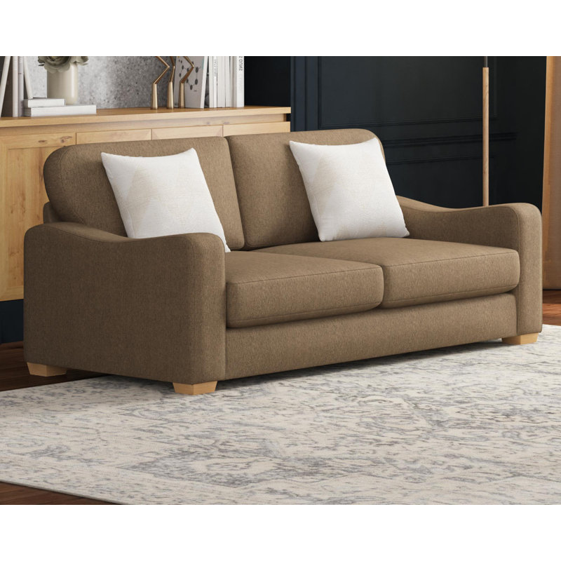 Theadford Three Seater, Fixed Back, Brick