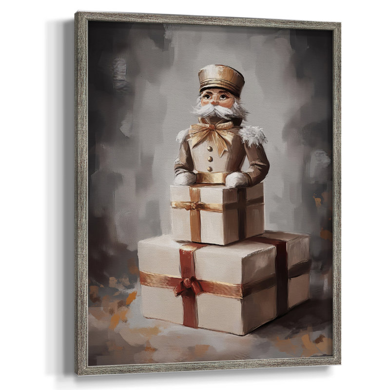 «Christmas Holiday Art», série 2-Liv, reproduction encadrée - bois massif XMAI81832, H 30 po x l 24 po