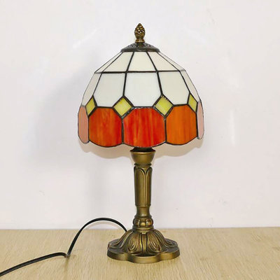 Night Light Table Lamp Art Stained Glass Decorative LampBedside Lamp For Bedroom Living Room Home