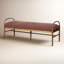 Demi Accent Bench 60"-Beige Shearling-766032201