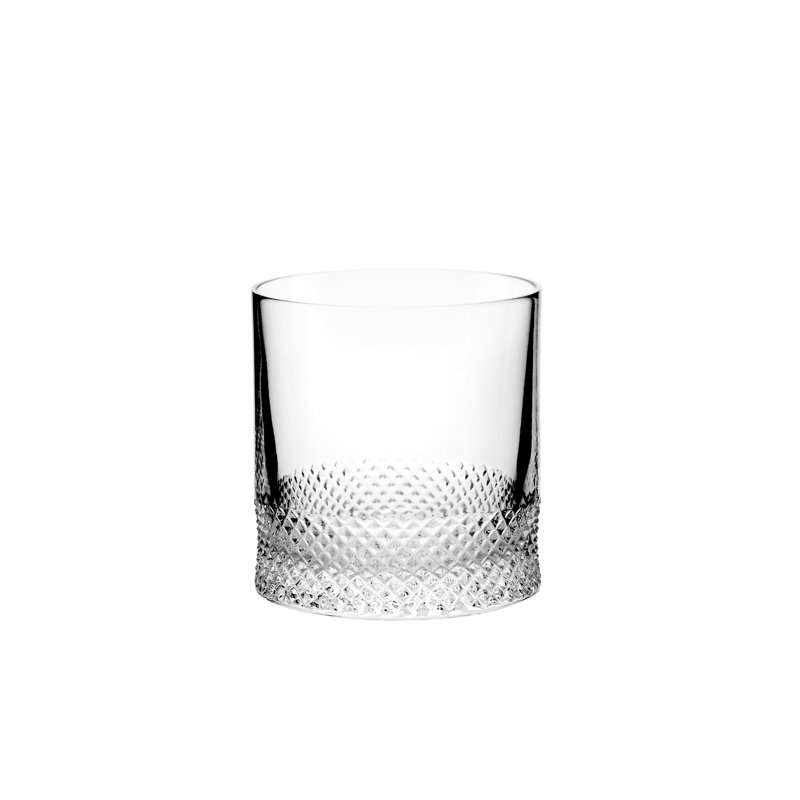 Diamond Handmade Crystal Drinking Glass, 5.7