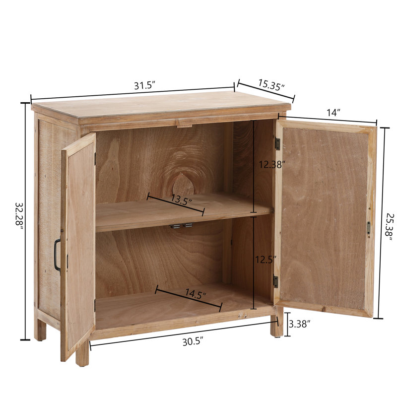 Armoire d'appoint 2 portes Akil
