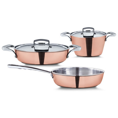 5 - Piece Copper Cookware Set