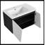 Meuble-lavabo simple 31,70 po avec plateau en céramique Anazia