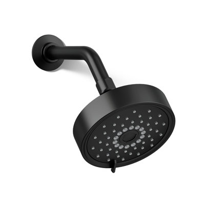 Kohler Purist® 1.75 Gpm Multifunction Wall Mount Showerhead, Three Spray Settings, 5.5" High Pressure Spray Head