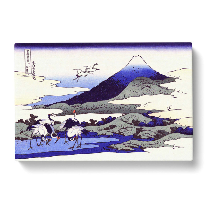 Sagami Province by Katsushika Hokusai - Wrapped Canvas, 50cm H x 76cm W x 3cm D