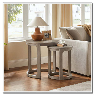 Ensemble de tables rondes 24 "2PCS