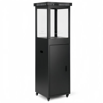  Yardgrace 41,000 Btu Outdoor Tabletop Pellet Patio Heater With Wheels
