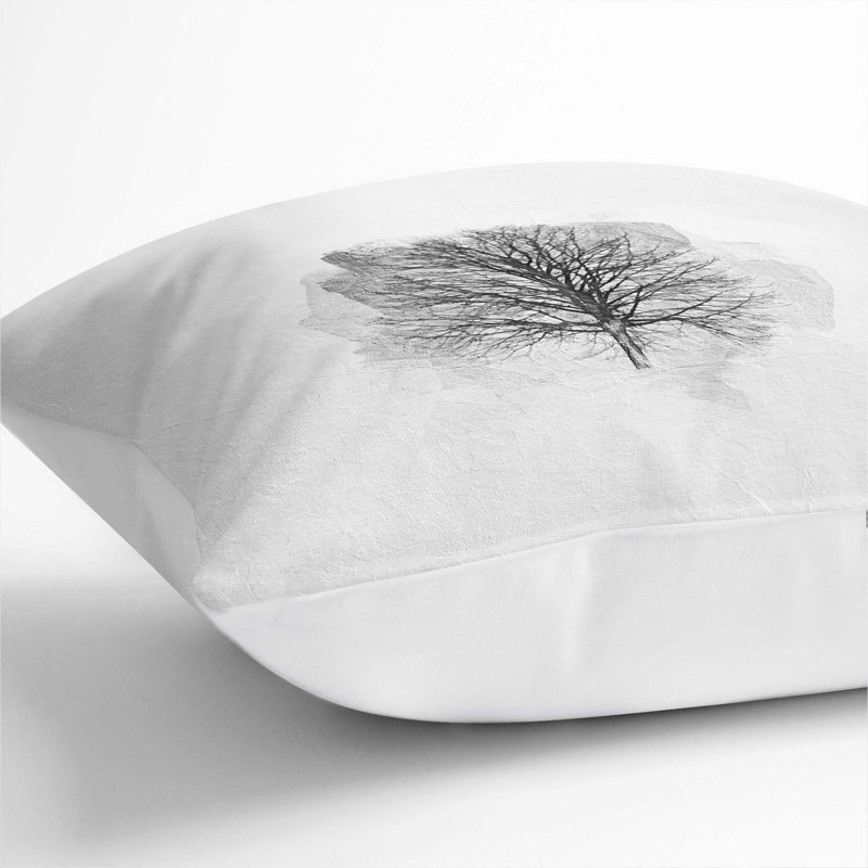Square Throw Cushion, 40 x 40 cm, White