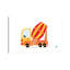 Cement Mixer - impression d'art graphique-52836548-52836550-52836560