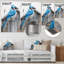 Photo de geai bleu dans la cour I - impression d'art moderne en métal, décoration murale oiseau en métal-116708733