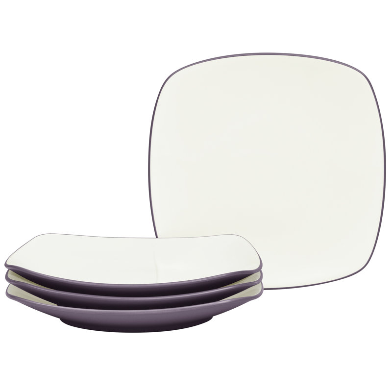 Assiettes plates Noritake Colorwave, 10 3/4 po, Gris