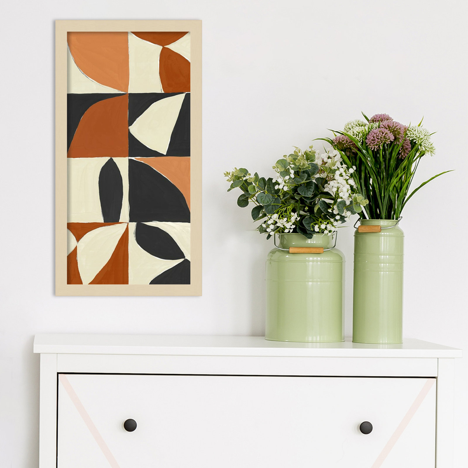 Honoring Matisse Warm by Isabelle Z, 13" H x 7" W x 1" D, Brown