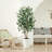 Adcock UV Protected Artificial Ficus Tree with Decorative Base, Faux Ficus Plant with Natural Trunk-1914722521-1914722526