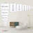 Abstract Minimalist Beige & White Line Art - Wrapped Canvas Print-74185870