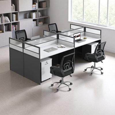 Bureau rectangulaire pour 4 personnes