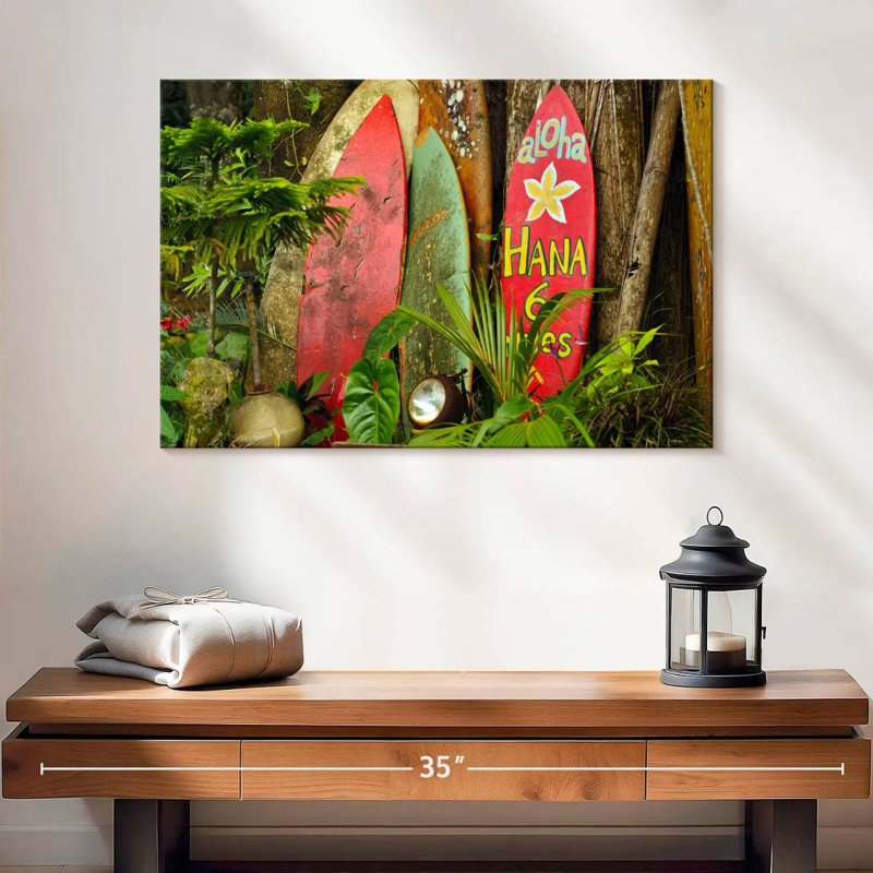 Senne Aloha Hana Surfboard, 16" H x 24" W