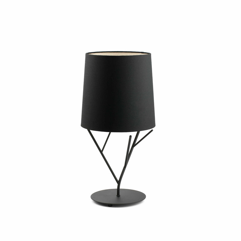 Tree Table Lamp, Black, Black