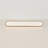 Walnut-Tone Oblong Dimmable LED Semi-Flush Mount