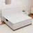 Upholstered Slatted Bed with Turned Gourd Legs-123875654