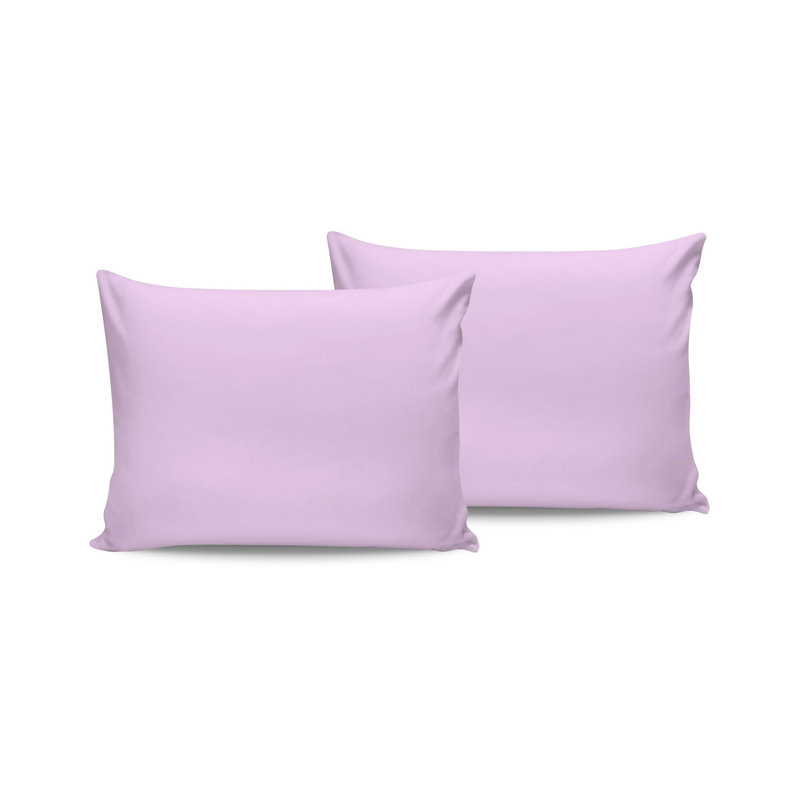 Ensemble de taie d'oreiller (2 pièces), Lilas