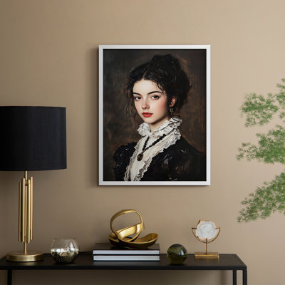 Reproduction encadrée WOMEN Series CCXVIII - bois massif