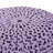 Bordeaux  Knitted Cotton Round Pouf, Lavender-962869138