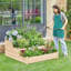 3 Tier Wood Raised Flower Bed