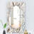 Marbled Diamond Traditional Accent Mirror-40238917-40086017