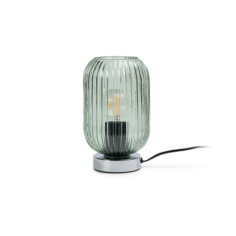 Showstead Metal Accent Lamp, Sage Green, Chrome
