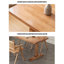 Bureau moderne en bois massif minimaliste-940827266