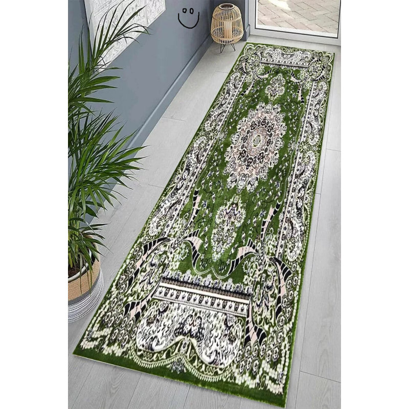 Runner Floral Area Rug, Runner 80 x 300 cm
