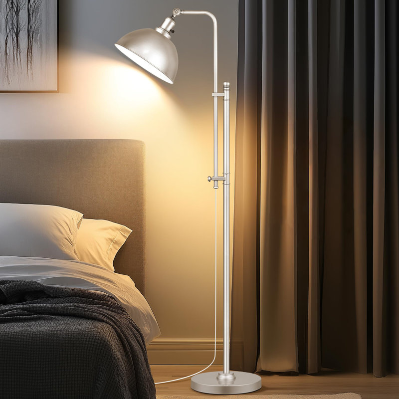 Industrial Floor Lamp, Brown