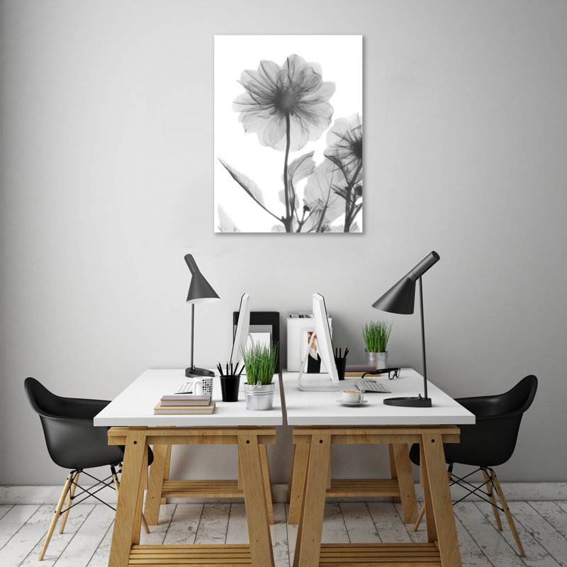 Dahlia Twins - Wrapped Canvas Print, 41cm H x 30cm W