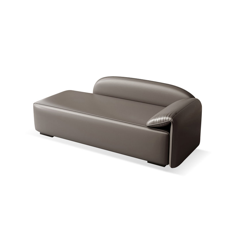 Banc avec revêtement, Gris