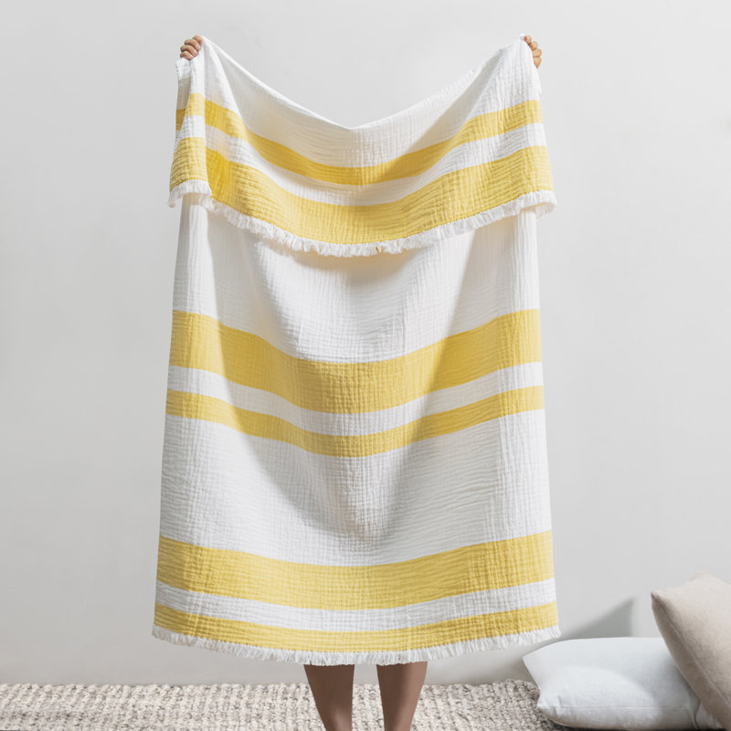 San Marino Cotton Throw, Sun